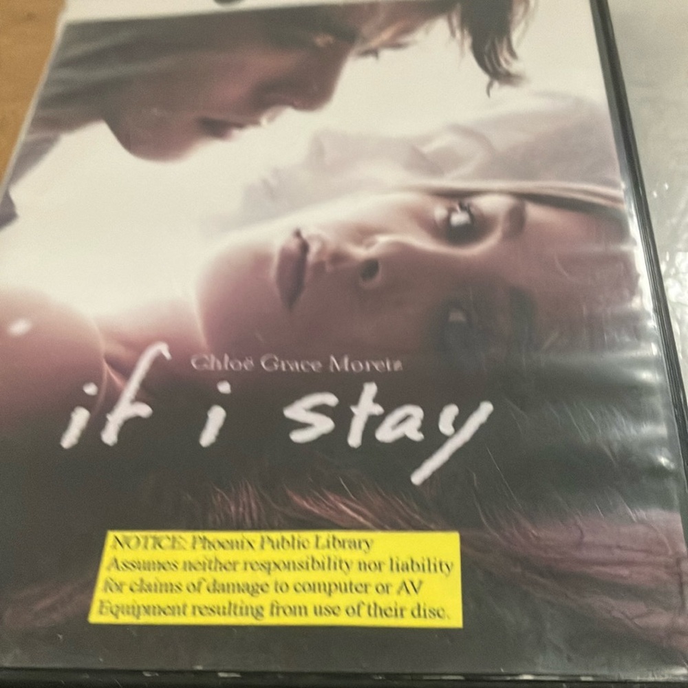 if i stay” DVD library copy